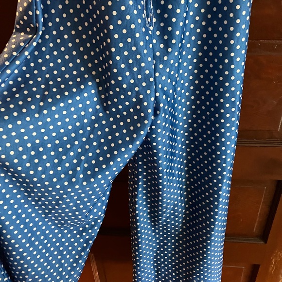 Authentic Vintage 1940s Halter Jumpsuit with Polka Dots - Picture 8 of 11